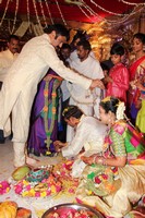 Celebs at  Nandamuri Mohana Krishna Daughter Marriage